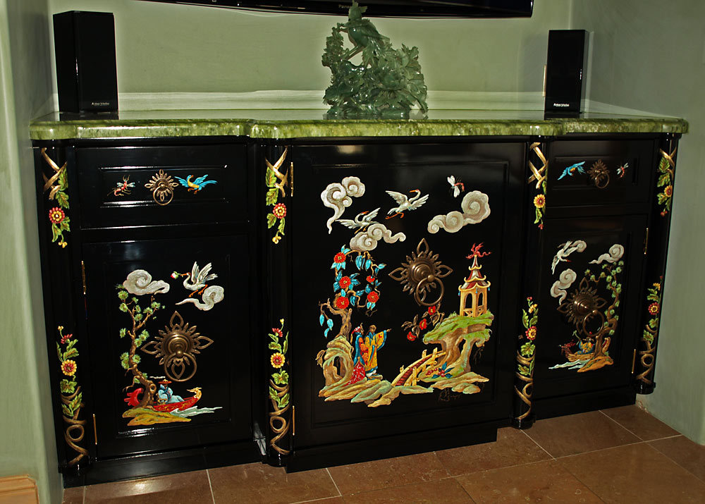 Chinoiserie Cabinet by Design in Wood, Andrew Jacobson, Petaluma, Ca