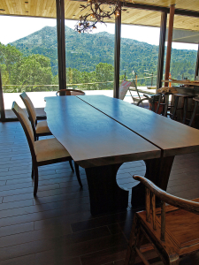 Kentfield Dining Set - custom woodwork by Design in Wood, Petaluma, CA. Andrew Jacobson - (707) 765-9885