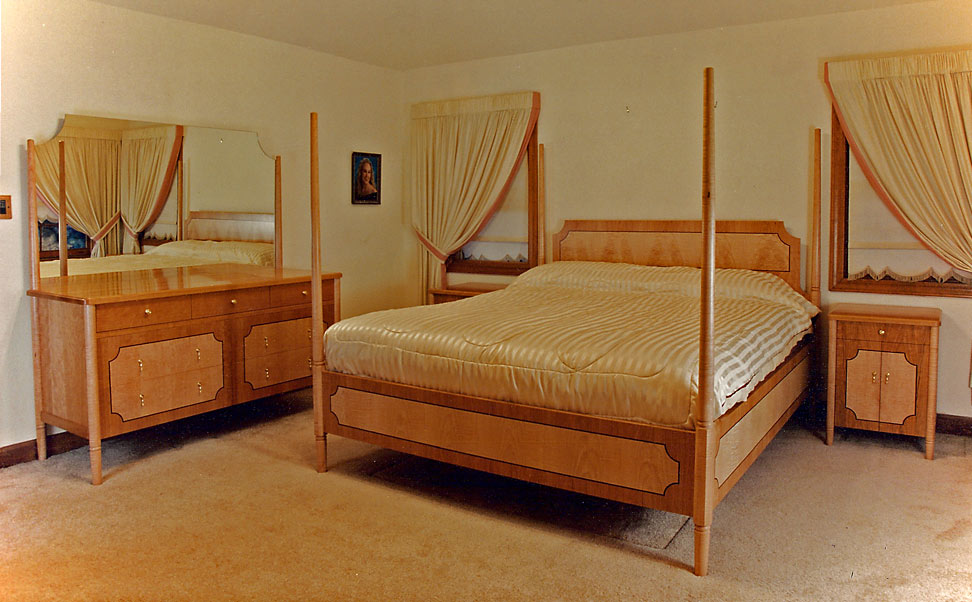 Bedroom Set by Design in Wood, Andrew Jacobson, Petaluma, Ca