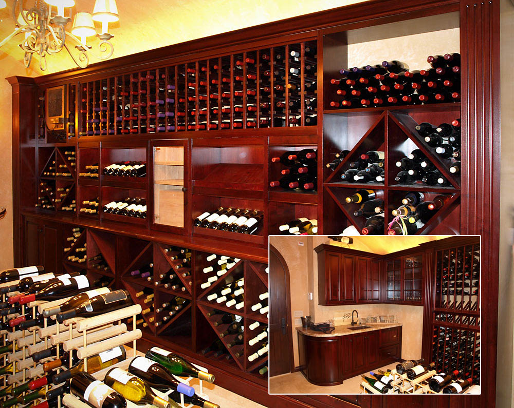 Traditional Wine Cellar by Design in Wood, Andrew Jacobson, Petaluma, Ca