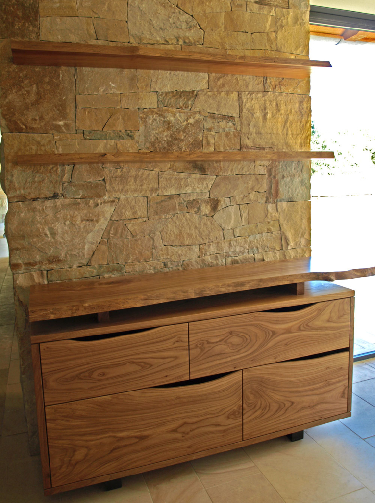 Woodside Floating Credenza by Design in Wood, Andrew Jacobson, Petaluma, Ca