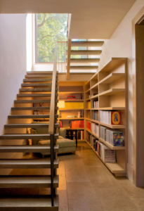 Custom contemporary bookcase by Design in Wood, Sonoma County, California