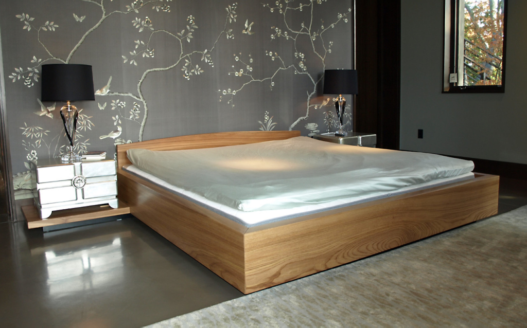 Custom Built Wood Bed - by Design in Wood, Petaluma CA